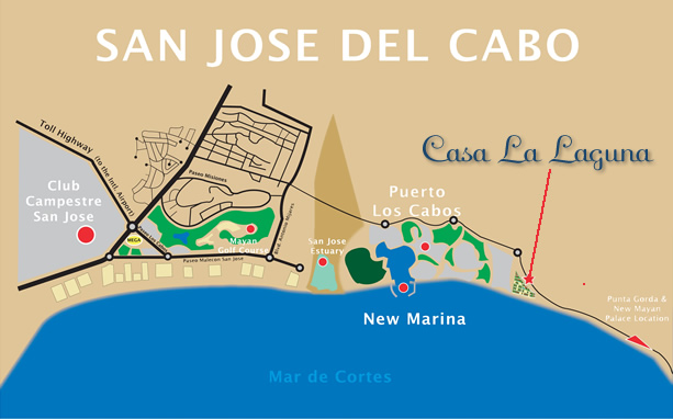 San Jose del Cabo map